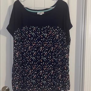 Just Be size 3x cap sleeve shirt